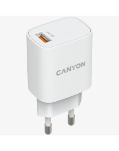 Зарядное устройство сетевое CNE CHA18W USB QC3 0 18W защита от КЗ перегрева перегрузки сверхтока Canyon