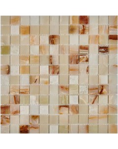 Каменная мозаика из оникса Jade verde PIX204 30 5x30 5 см Pixmosaic