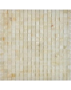 Каменная мозаика из оникса White onyx PIX200 30 5x30 5 см Pixmosaic