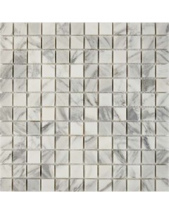 Каменная мозаика Bianco carrara PIX242 30 5x30 5 см Pixmosaic