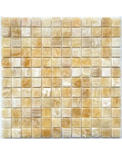 Каменная мозаика из оникса Honey onyx PIX306 30 5x30 5 см Pixmosaic
