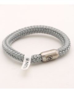 Серый браслет из яхтенной верёвки Dashkova.jewelry