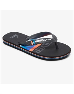 Детские Сланцы Molokai Slab Black Grey Blue Quiksilver