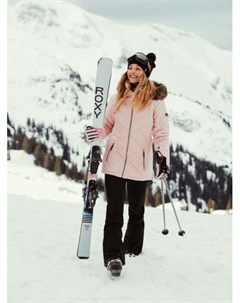 Женская Сноубордическая Куртка Quinn Silver Pink Roxy