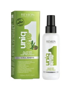 Uniq One Несмываемая маска спрей для волос Green Tea Scent Hair Treatment 150 мл Revlon professional