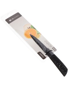 Нож кухонный Карбон для овощей нержавеющая сталь 8 5 см рукоятка пластик YW A641 3 PA Daniks