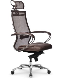 Офисное кресло Samurai SL 2 05 MPES Темно коричневый цвет Метта