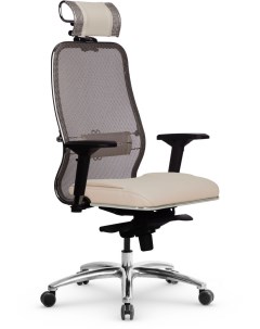 Офисное кресло Samurai SL 3 04 MPES Молочный цвет Метта