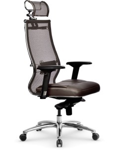 Офисное кресло Samurai SL 3 05 MPES Темно коричневый цвет Метта