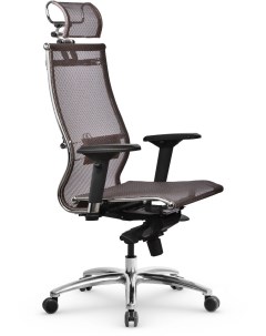 Офисное кресло Samurai S 3 05 MPES Темно коричневый цвет Метта