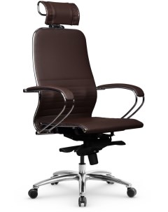 Офисное кресло Samurai K 2 04 MPES Темно коричневый цвет Метта