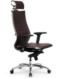 Офисное кресло Samurai K 3 05 MPES Темно коричневый цвет Метта
