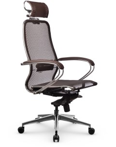 Офисное кресло Samurai S 2 041 MPES Темно коричневый цвет Метта