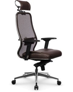 Офисное кресло Samurai SL 3 041 MPES Темно коричневый цвет Метта
