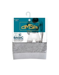 OmB 3234 Трусы мужские Боксеры Grigio Chiaro Меланж 0 Omsa