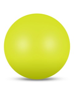 Мяч для художественной гимнастики d19см ПВХ IN329 LI лимонный металлик Indigo