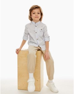 Бежевые джинсы Jogger для мальчика Gloria jeans