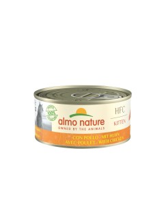 Полнорационные для котят с курицей 24 шт по 150 г Almo nature консервы