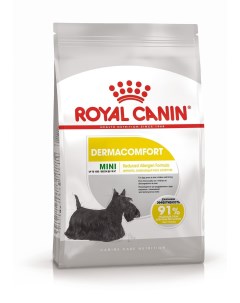 Корм корм для собак малых пород с чувствительной кожей 1 кг Royal canin