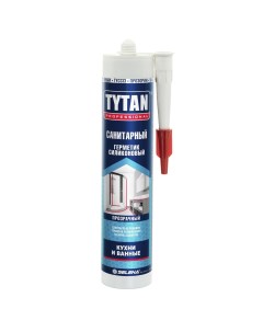 Герметик силиконовый Professional 280 мл санитарный бесцветный Tytan