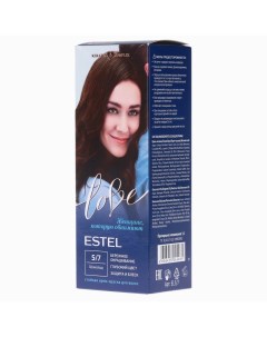 Краска крем для волос Love 5 7 Шоколад Estel