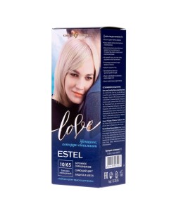 Краска крем для волос Love 10 65 Блондин жемчужный Estel