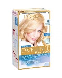 Краска для волос Excellence 01 Суперосветленный русый натуральный L'oreal