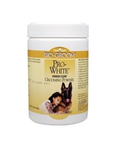 Bio Groom Pro White Harsh Пудра для собак для жёсткой шерсти 236 мл Bio groom