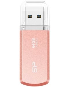 Накопитель USB 3 2 64GB SP064GBUF3202V1P Helios 202 розовое золото Silicon power