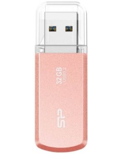 Накопитель USB 3 2 32GB SP032GBUF3202V1P Helios 202 розовое золото Silicon power