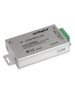 Контроллер LN RF20B H 016499 12 24V 180 360W ПДУ 20кн IP20 металл Arlight