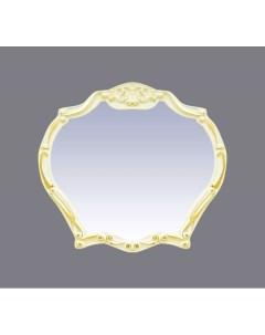 Зеркало Tiffany 100 бежевое сусальное золото Misty