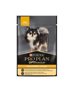 Opti Savour Влажный корм пауч для взрослых собак мелких и карликовых пород при склонности к набору в Pro plan