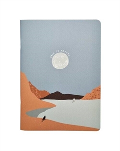 Тетрадь общая Mountains, 194х266 мм, 40 листов, клетка, мягкий переплет, скрепка Be smart