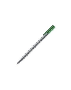 Капиллярная ручка Triplus Liner 0 3 мм зеленая Staedtler