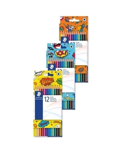 Набор цветных карандашей Comic, 12 цветов, в ассортименте Staedtler