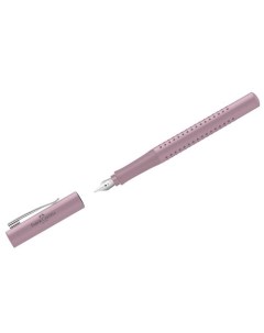 Ручка перьевая Faber Castell Grip 2010 М дымчато розовая Faber-castell