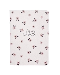 Тетрадь общая Pretty, 150х210 мм, 40 листов, клетка, мягкий переплет, скрепка Be smart