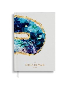 Ежедневник Gemstone Blue 176 листов А5 Stella di mare