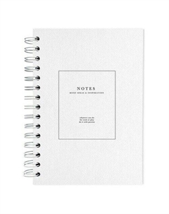 Тетрадь общая Notes в клетку, 120 листов, 14,4 х 20,4 см, белая Be smart