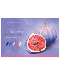 Альбом для рисования Still life Figs, 32 листа, А4, на скрепке, 120г/м2 PS32s-36899 Greenwich line