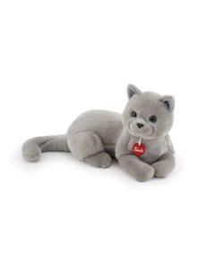 Мягкая игрушка Серый кот Селестино 44 х 23 х 19 см Trudi