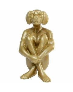 Статуэтка Собака Гангстер 45 х 80 х 66 см золотая Kare