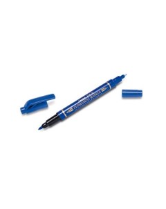 Маркер перманентный Pen Twin Tip New 0 3 1 2 мм пулевидный двухсторонний Pentel