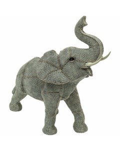 Статуэтка Слон 38 х 37 х 17 см серая Kare