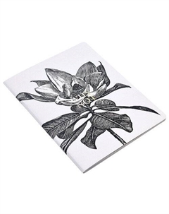 Тетрадь общая Aesthetics Черный цветок на белом, в клетку, 40 листов, 194 х 266 мм Be smart