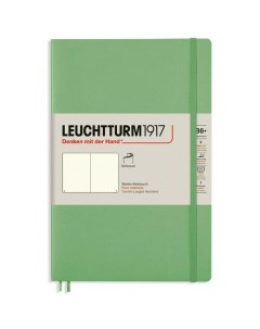 Записная книжка Leuchtturm Paperback В6 нелинованная пастельный зеленый 123 страницы мягкая обложка Leuchtturm1917