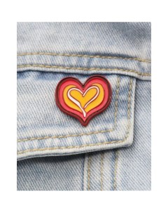 Акриловый значок Painted heart Krumpy socks