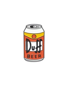 Металлический значок Пиво Duff Krumpy socks