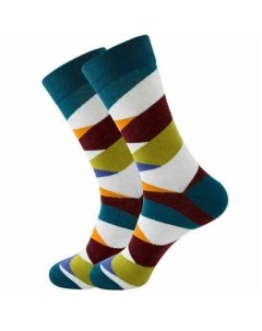 Носки Geometry and Line синие р 40 45 Krumpy socks